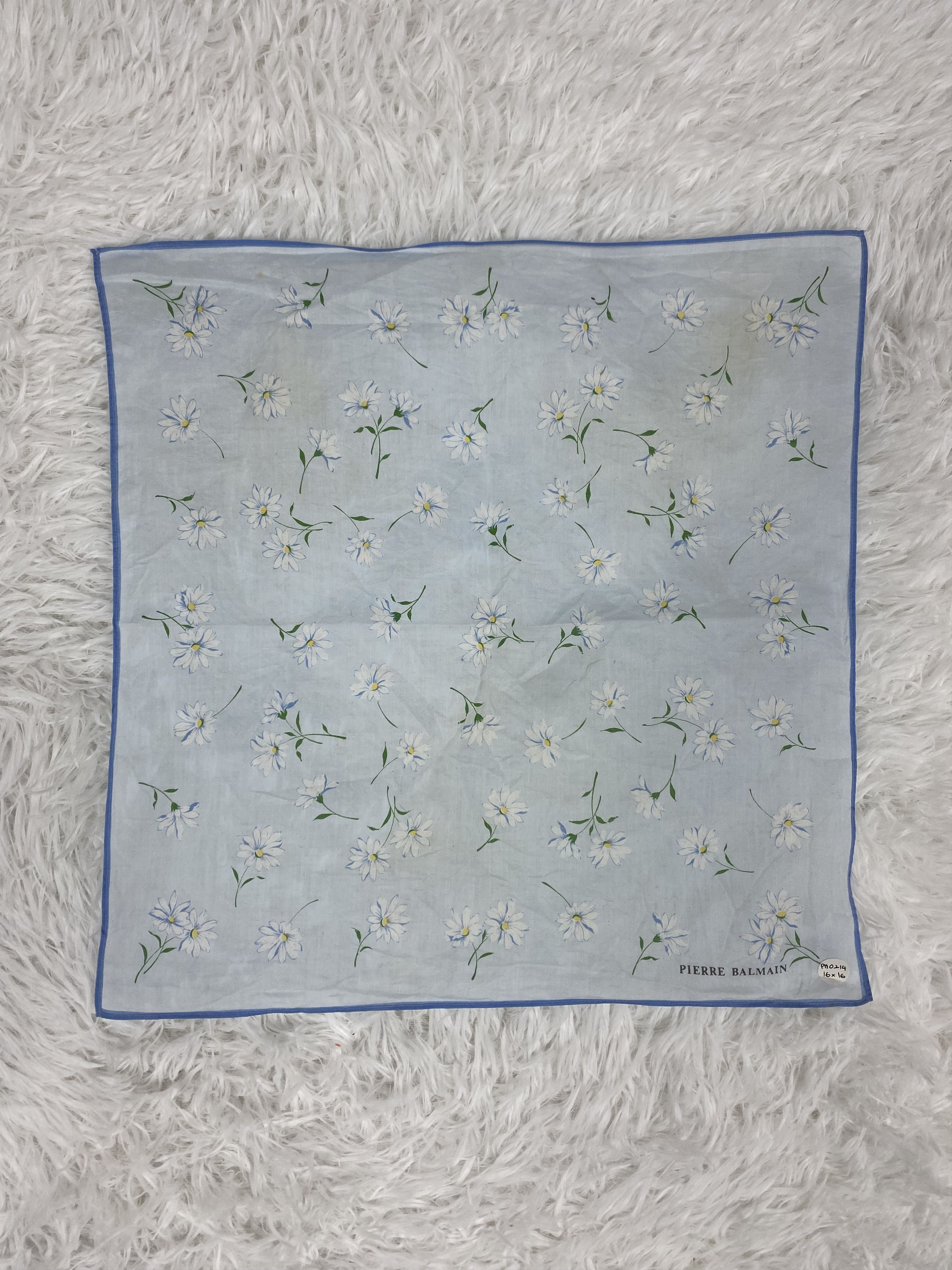 Pierre Balmain × Vintage Vintage Pierre Balmain Handkerchief Neckerchief PH0214 Size ONE SIZE - 3 Thumbnail