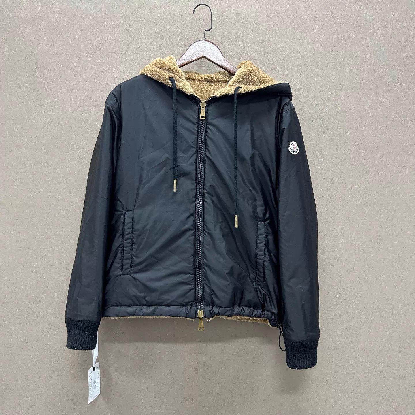 Moncler Moncler Maglia Camel Teddy Hooded Zip-Up Jacket S Size US S / EU 44-46 / 1 - 4 Thumbnail