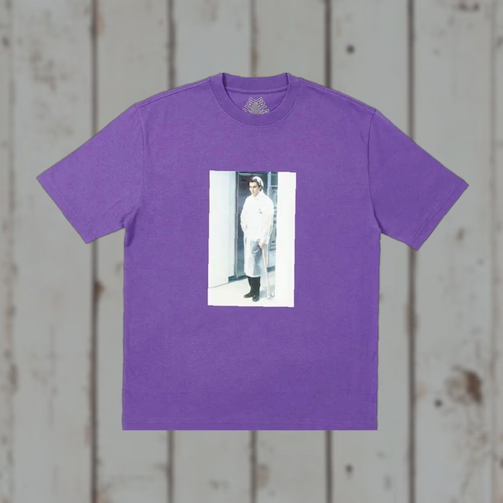 Palace VINTAGE Palace American Psycho T-Shirt Royal Purple L Mens Great Condition RARE Size US L / EU 52-54 / 3 - 1 Thumbnail