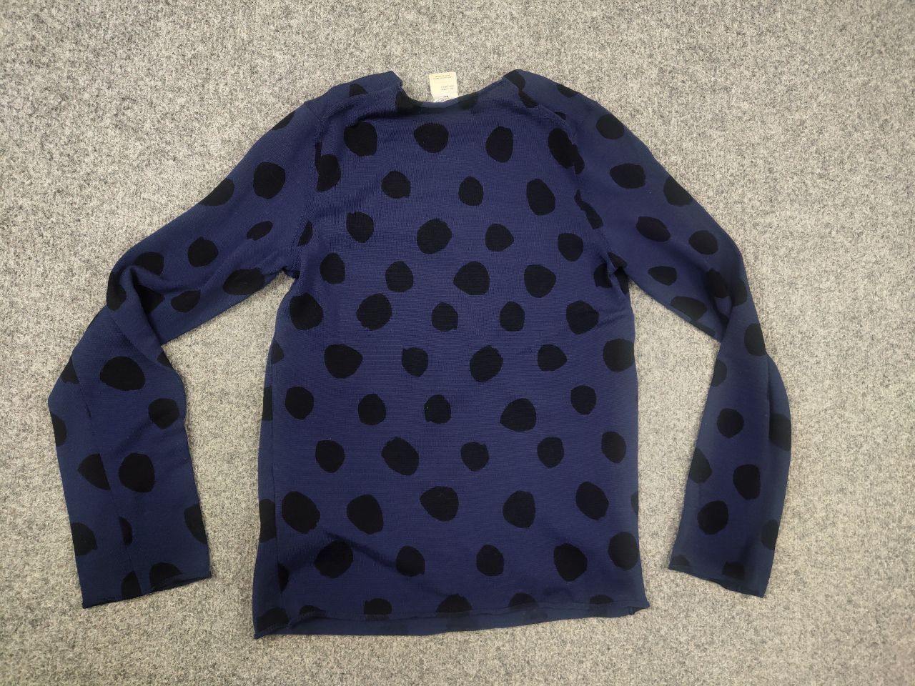 Comme des Garcons Vintage COMME des GARCONS Dot Printed Wool Knit Sweater Size US XS / EU 42 / 0 - 11 Thumbnail