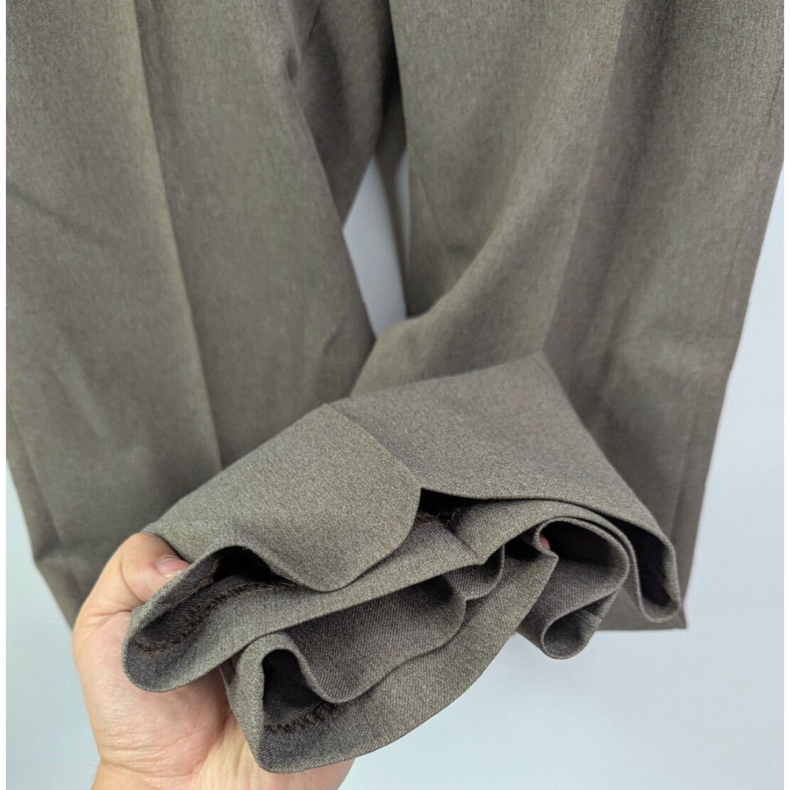 Levi's VINTAGE Levi's Action Slacks Pants Men 35x31 Brown Zipper 5-Pocket Design Dress Business Casual Workwear Slacks Mens Levi's Size US 35 - 3 Thumbnail