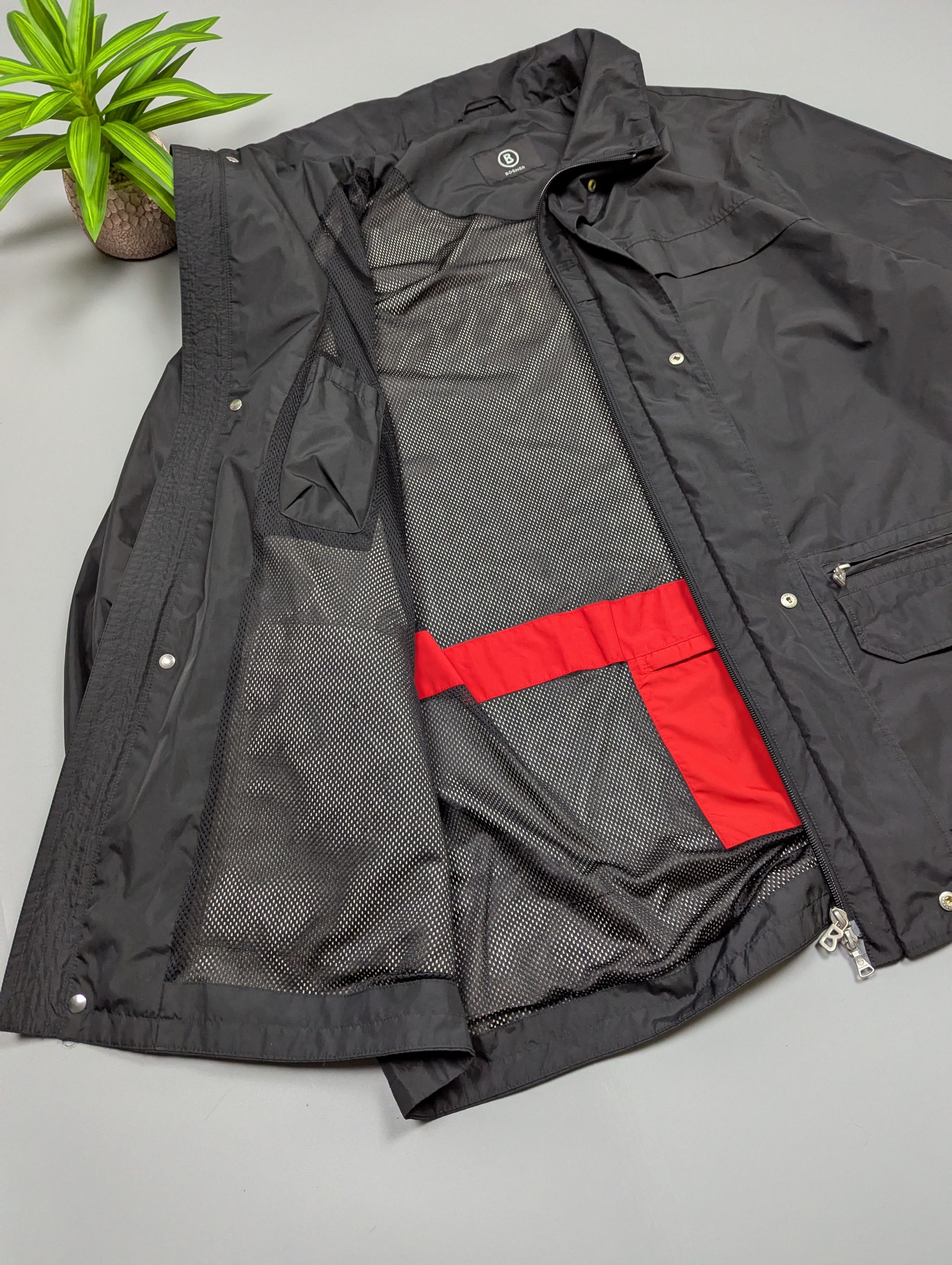 Bogner BOGNER WEATHER SYSTEM Black Windbreaker Jacket Waterproof Size US XXL / EU 58 / 5 - 10 Thumbnail