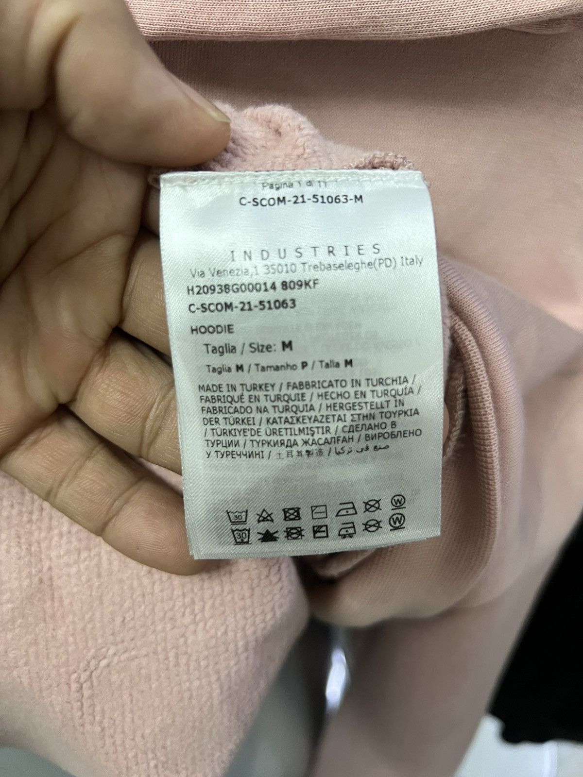 Moncler MONCLER HOODIE SOFT PINK Size US M / EU 48-50 / 2 - 7 Thumbnail
