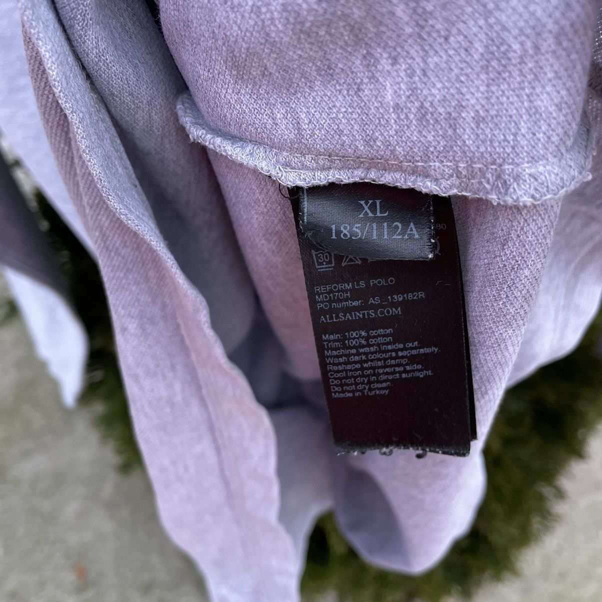 Allsaints Vintage Allsaints Longsleeve T-shirts Basic Fit Old Money Size US L / EU 52-54 / 3 - 7 Thumbnail