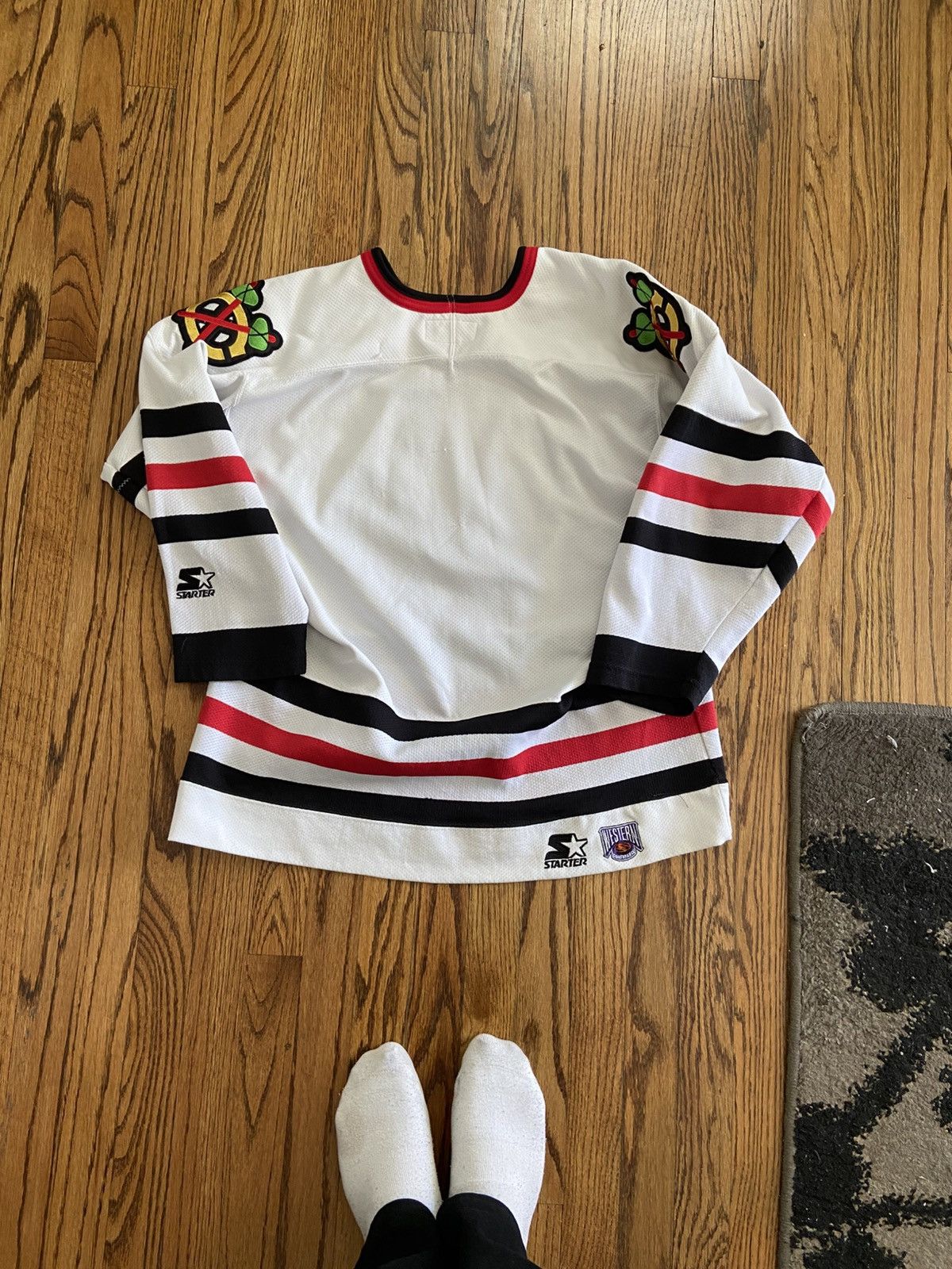 Starter Vintage starter chicago Blackhawks jersey Size US L / EU 52-54 / 3 - 2 Thumbnail