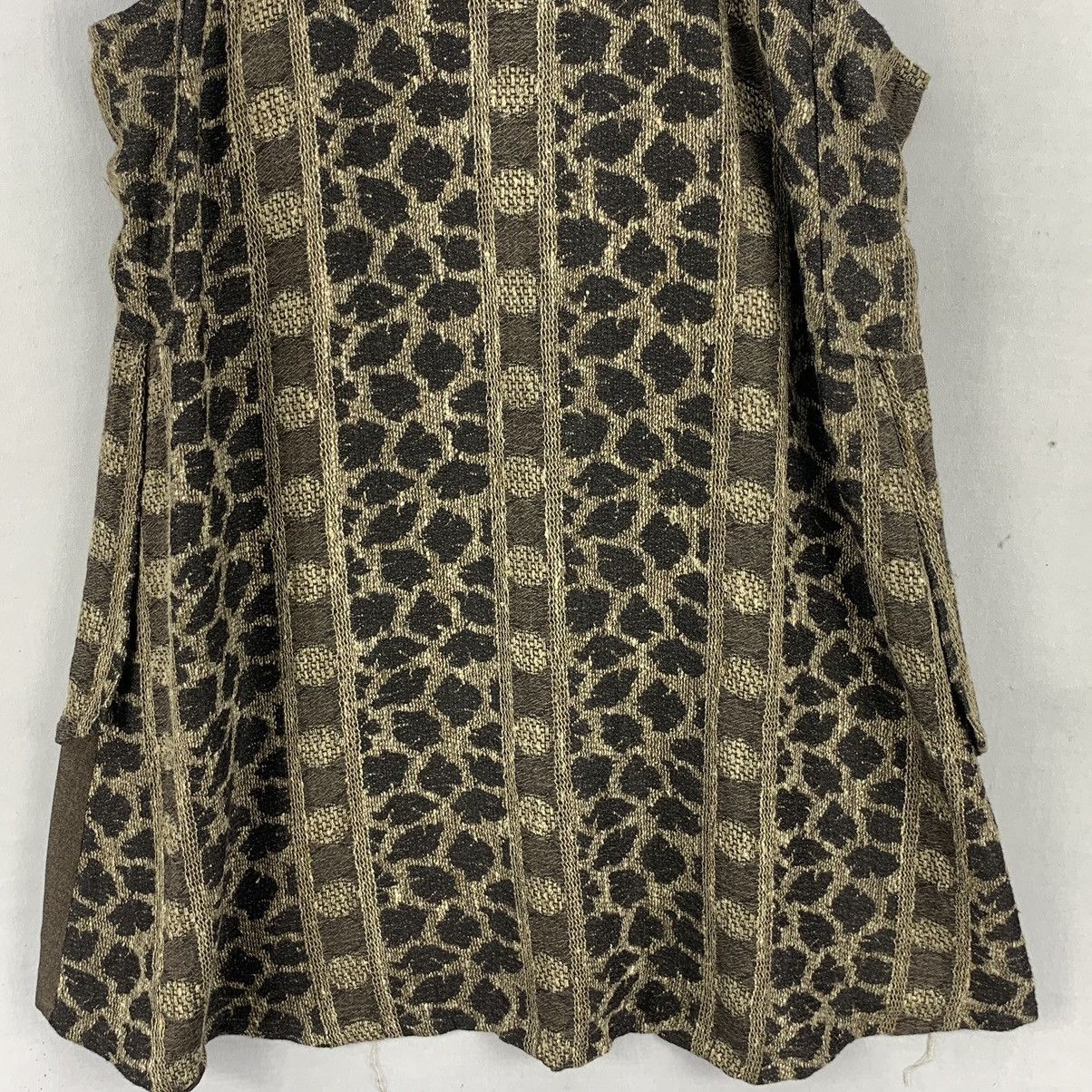 Very Rare Italian Mode Snake Skin Layer Overlay Punk Skirt