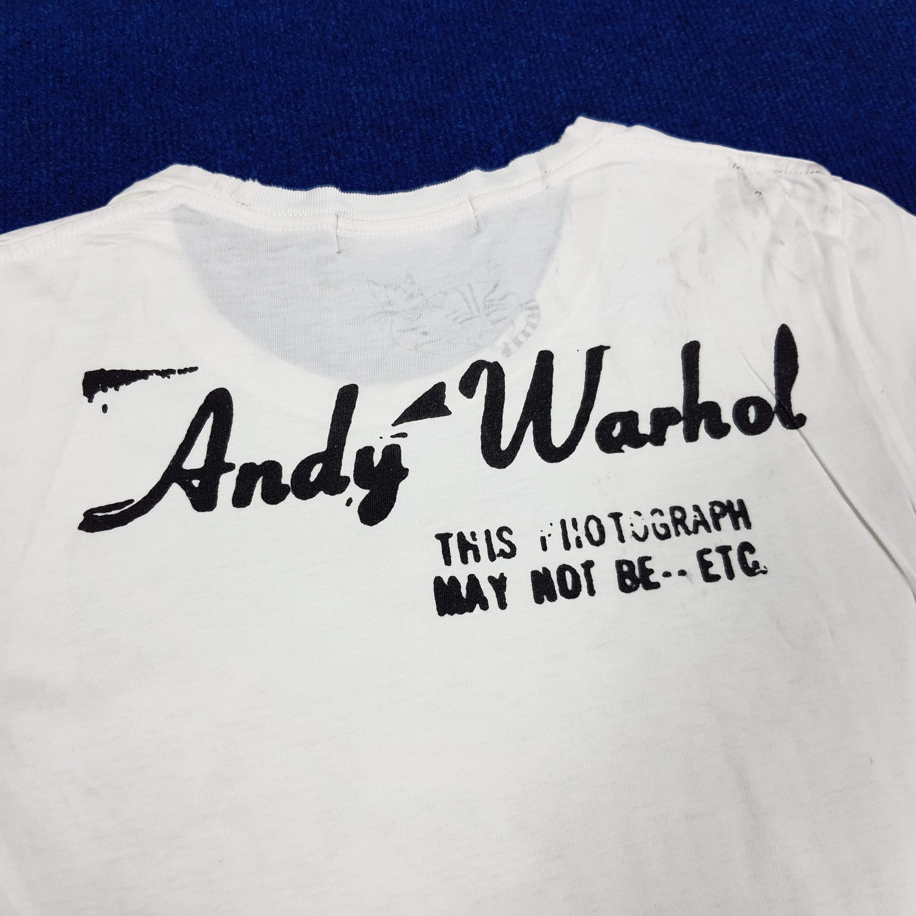 Andy Warhol × Hysteric Glamour × Vintage Vintage Andy Warhol by Hysteric Glamour Japan Brand Tshirt Size US S / EU 44-46 / 1 - 4 Thumbnail