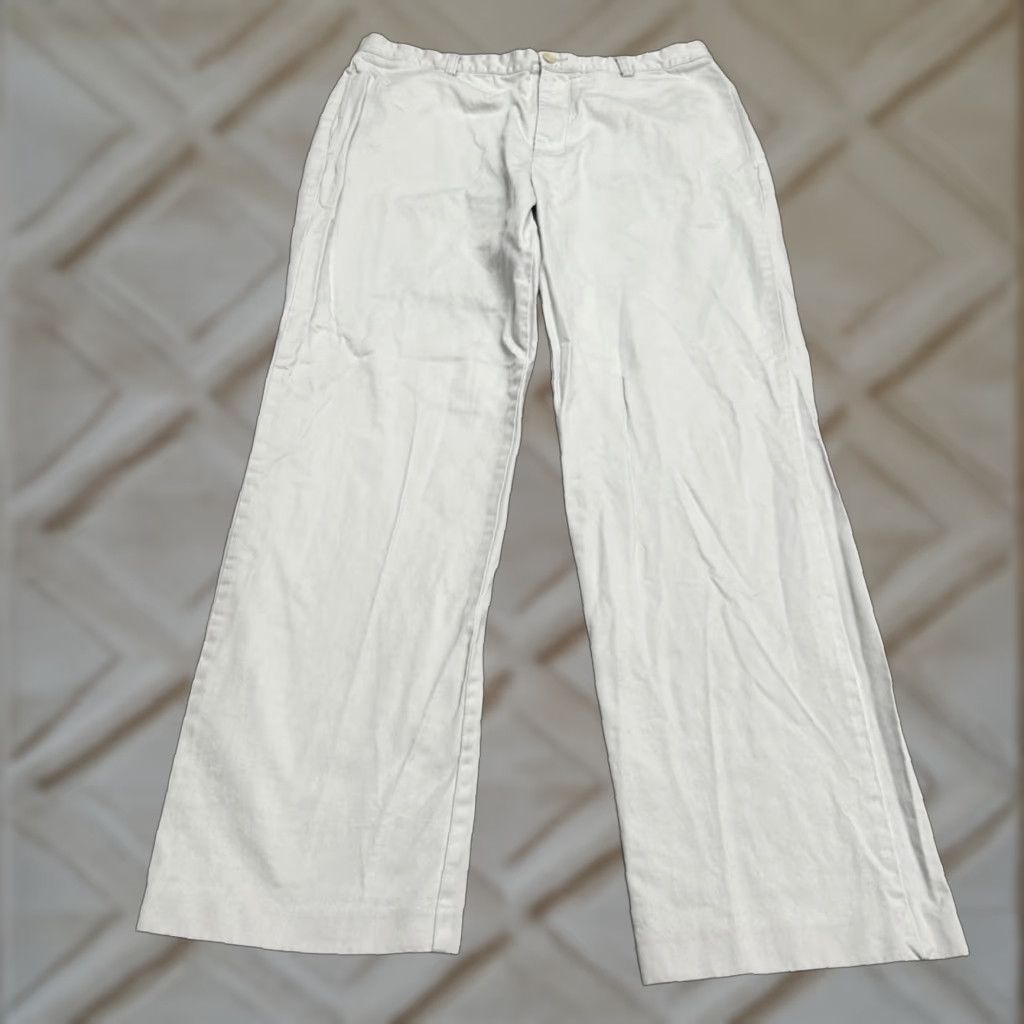 J.Crew J.CREW Beige Chino Pants Mens 36x30 Straight Leg Cotton Casual Work Preppy Size US 36 / EU 52 - 1 Thumbnail