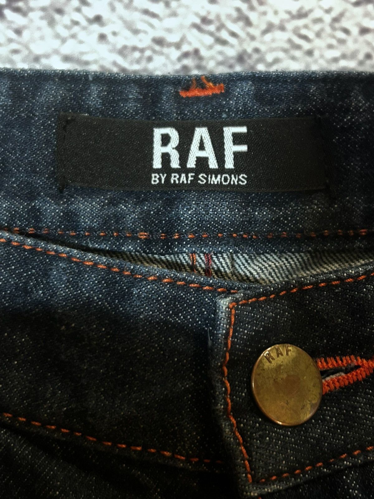 Raf by Raf Simons RAF by Raf Simons Jeans Yellow Patent Back Pockets Size US 32 / EU 48 - 6 Thumbnail