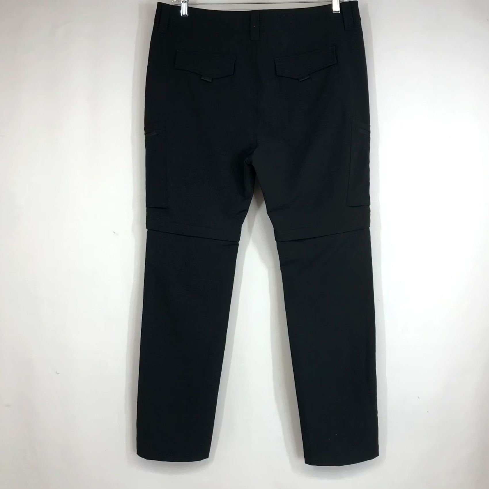 Kyodan KYODAN Mens 36 Black Polyester Blend Cargo Pants Hiking Camping Convertible Size US 36 / EU 52 - 4 Thumbnail