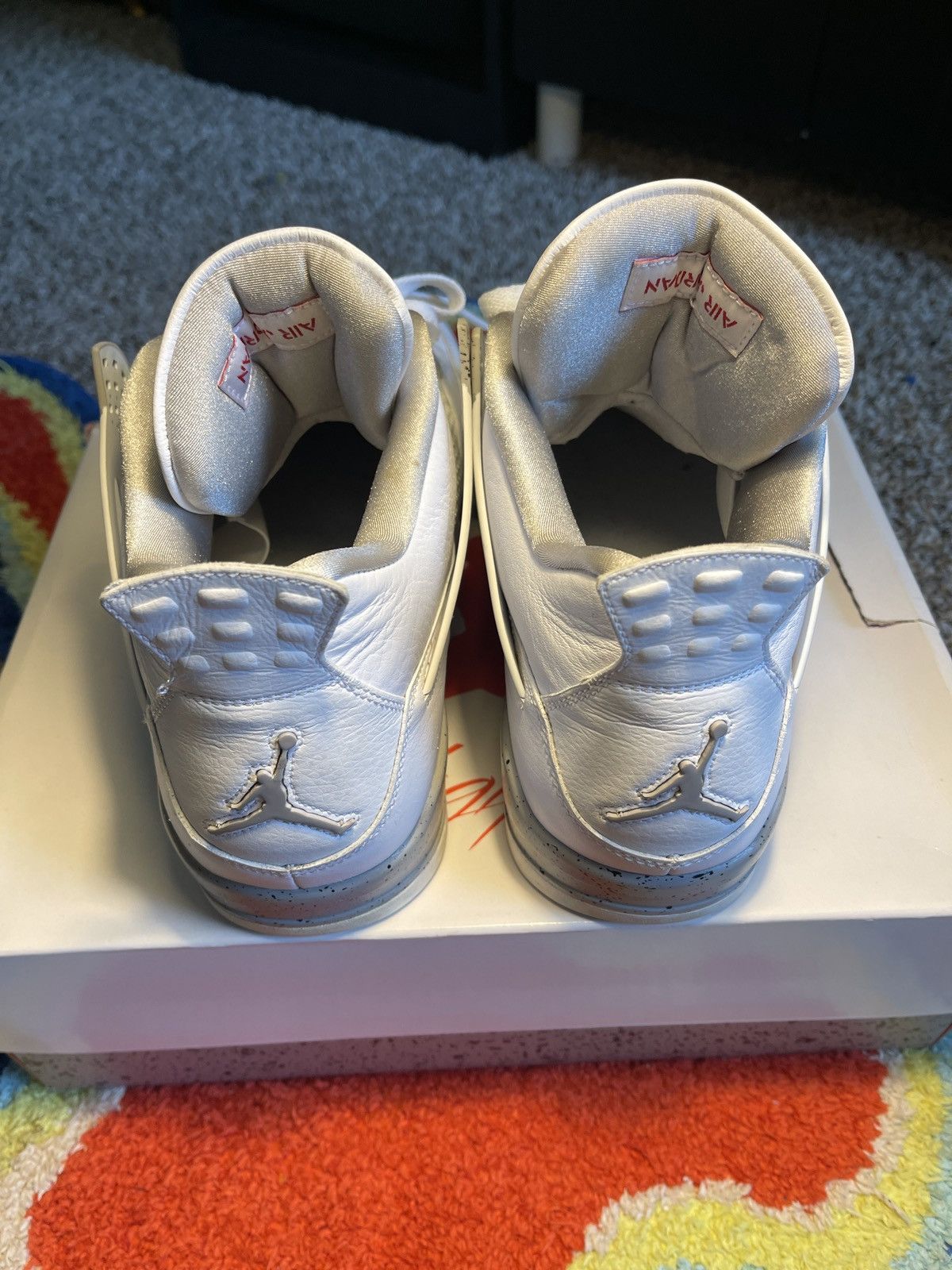 Jordan Brand Air Jordan 4 Retro White Oreo Size US 13 / EU 46 - 5 Thumbnail