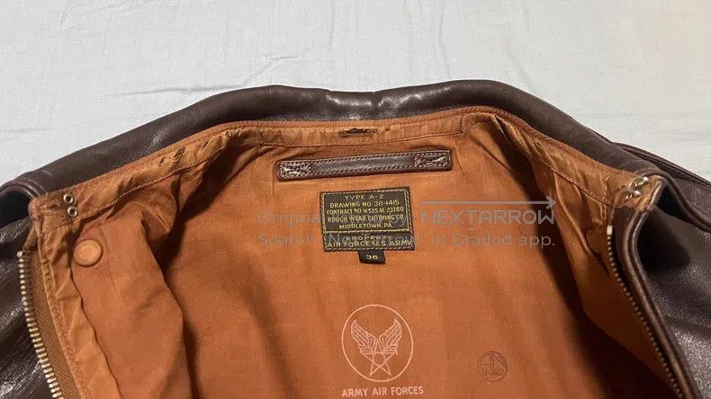 The Real McCoy's The Real McCoys A2 jacket Horseskin leather jacket Size US S / EU 44-46 / 1 - 6 Thumbnail