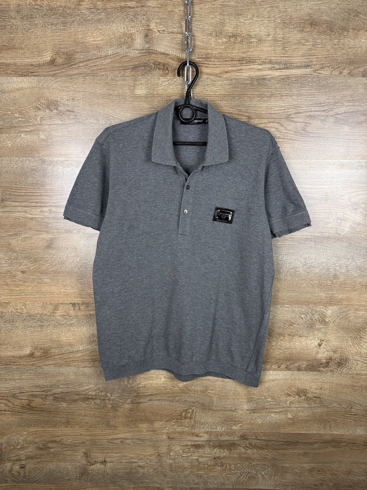 Dolce & Gabbana × Vintage Mens Vintage Dolce & Gabbana T-shirt luxury polos tee gray Size US M / EU 48-50 / 2 - 1 Thumbnail