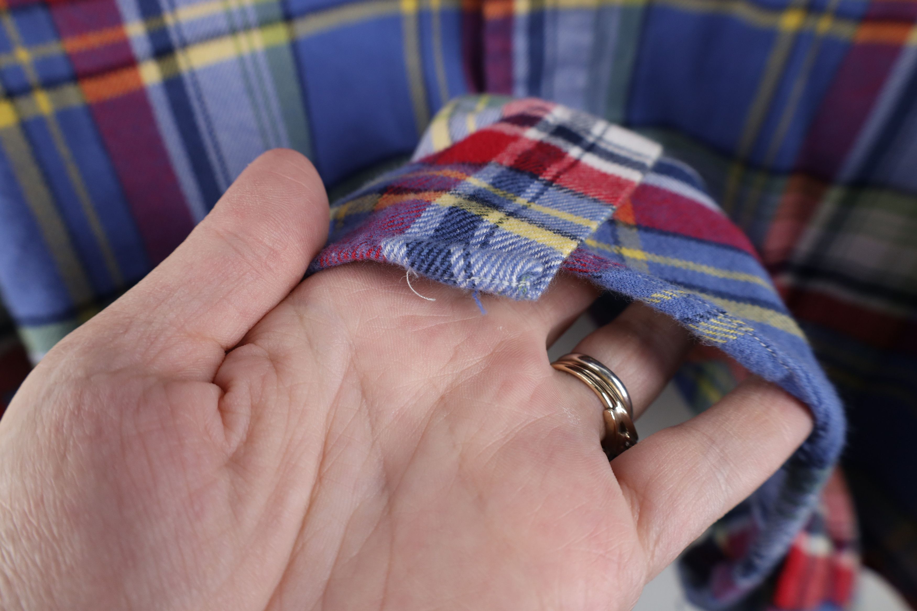 Ralph Lauren × Vintage Vintage 90s Ralph Lauren Flannel Collared Button Down Shirt Size US L / EU 52-54 / 3 - 7 Thumbnail