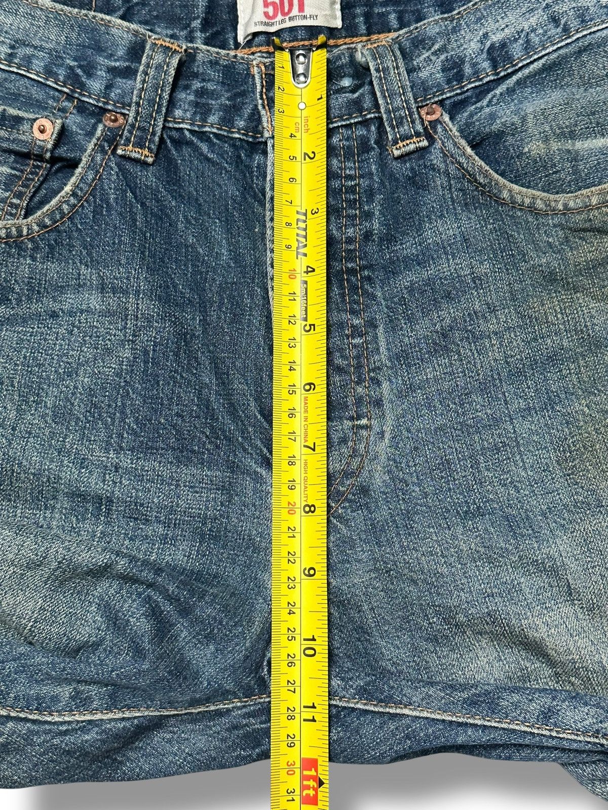 Levi's Levis 501 Vintage 90's Straight Cut Button Fly With Faded Size US 32 / EU 48 - 14 Thumbnail