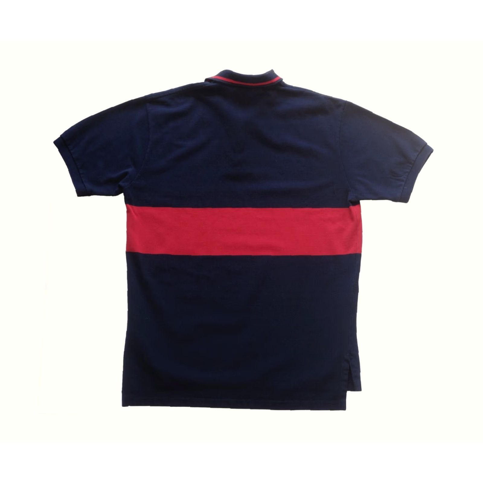 Ralph Lauren VINTAGE RALPH LAUREN POLO Stripe Classic Shirt Men L Red Navy T Shirt Size US L / EU 52-54 / 3 - 3 Thumbnail