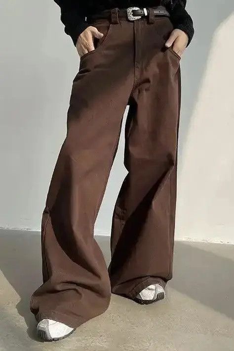 Japanese Brand Fashion Dragging Skater Baggy Jeans Unisex Size US 32 / EU 48 - 5 Thumbnail