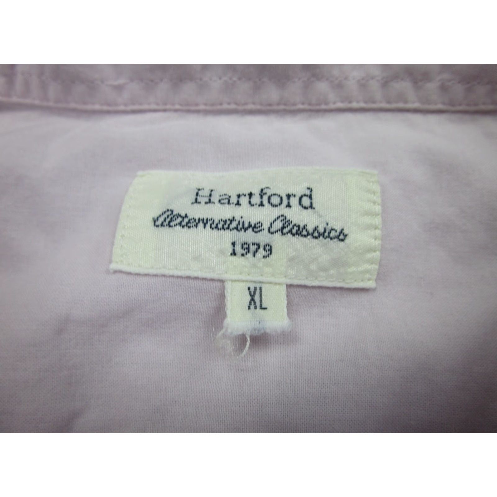 Hartford Hartford Shirt Mens XL Pink Lightweight Cotton Button-Up Casual Workwear Stains Size US XL / EU 56 / 4 - 4 Thumbnail