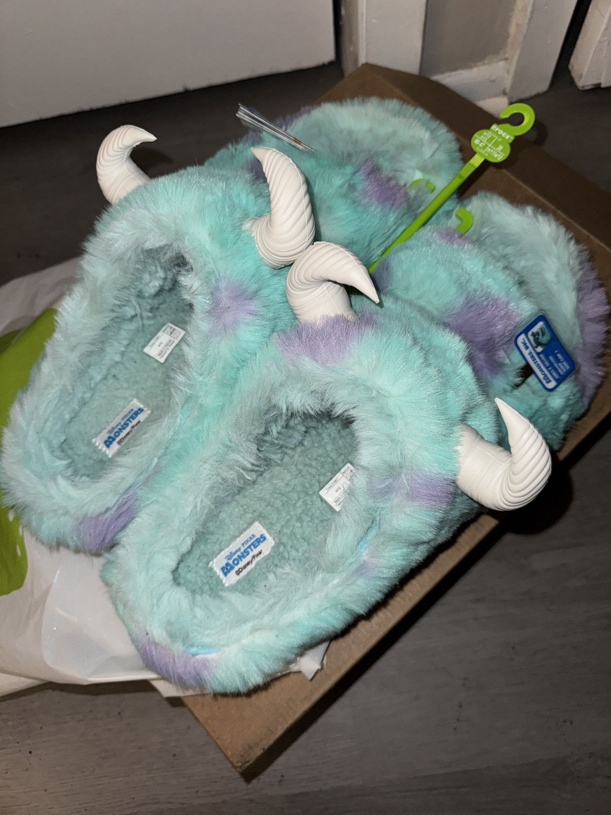 Crocs × Disney Crocs x Monsters Inc Sulley Cozzzy Sandal Size US 12 / EU 45 - 1 Thumbnail