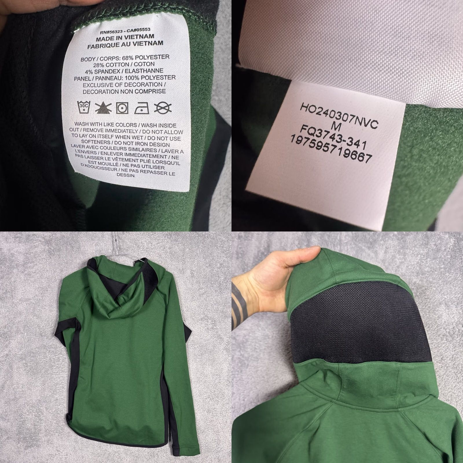 Jordan Brand Jordan Hoodie Womens L Full Zip Showtime Therma Fit Tech Nike Jumpman Sweatshirt Size L / US 10 / IT 46 - 8 Thumbnail