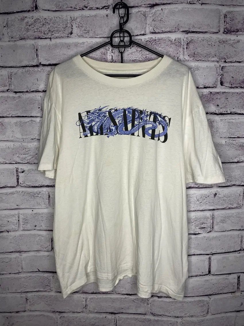 Allsaints Men's T-shirt distressed allsaints dragon overprint logo tee Size US XL / EU 56 / 4 - 1 Thumbnail