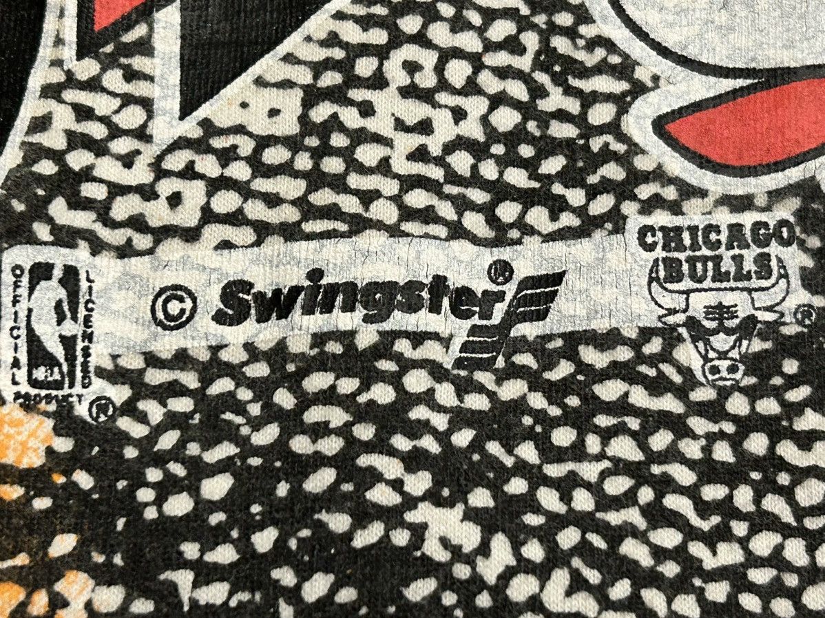 NBA × Vintage Vintage 90s Bulls AOP by SWINGSTER USA (Single Stitch) Size US L / EU 52-54 / 3 - 6 Thumbnail