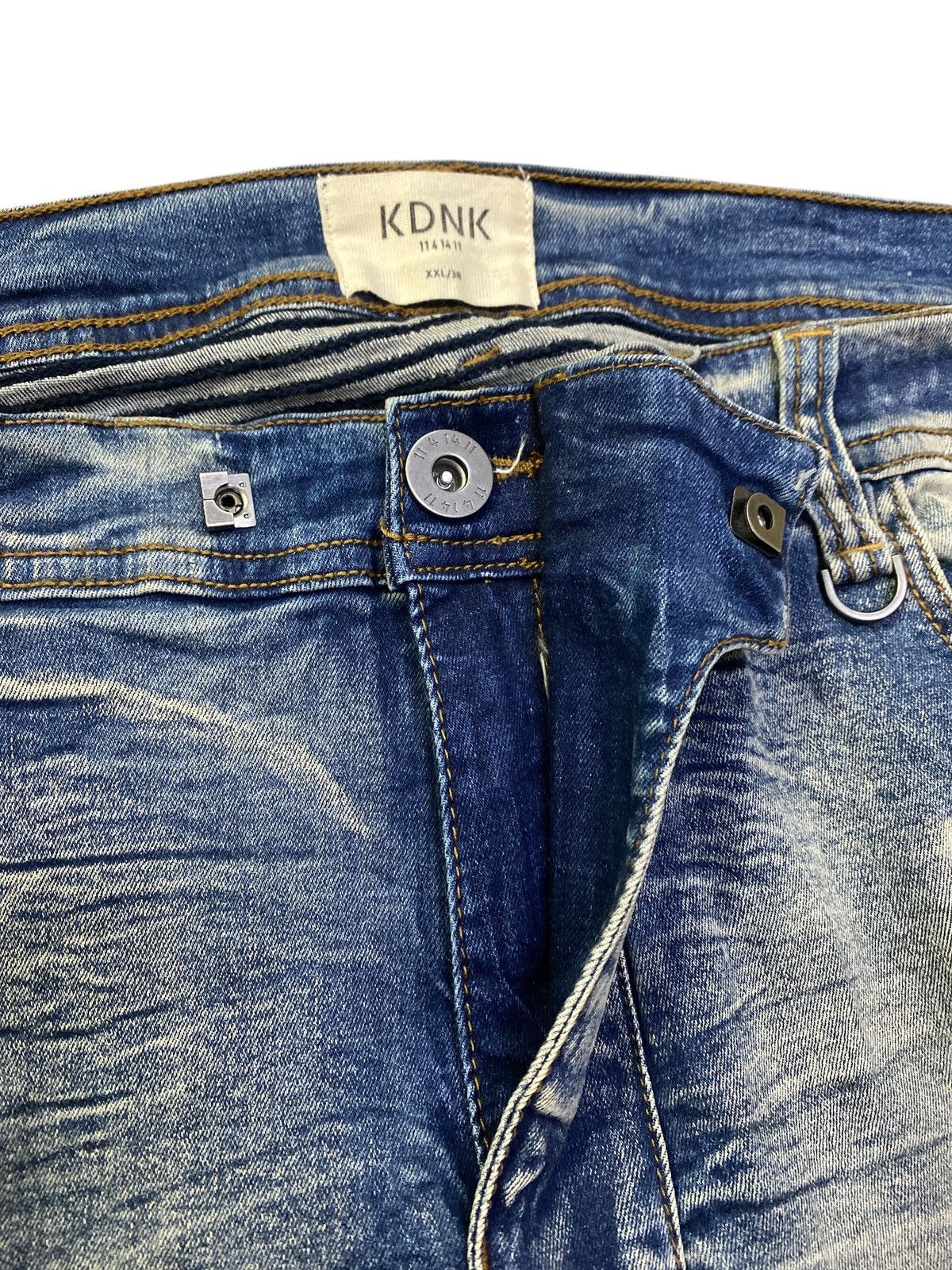 Designer Rare 11 4 14 11 Biker Denim Distressed Size US 38 / EU 54 - 9 Thumbnail