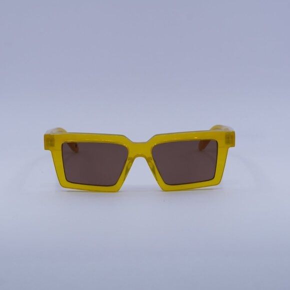 Off-White Off-White OERI142 WINDSOR 1864 Sunglasses Yellow Square Size ONE SIZE - 2 Thumbnail