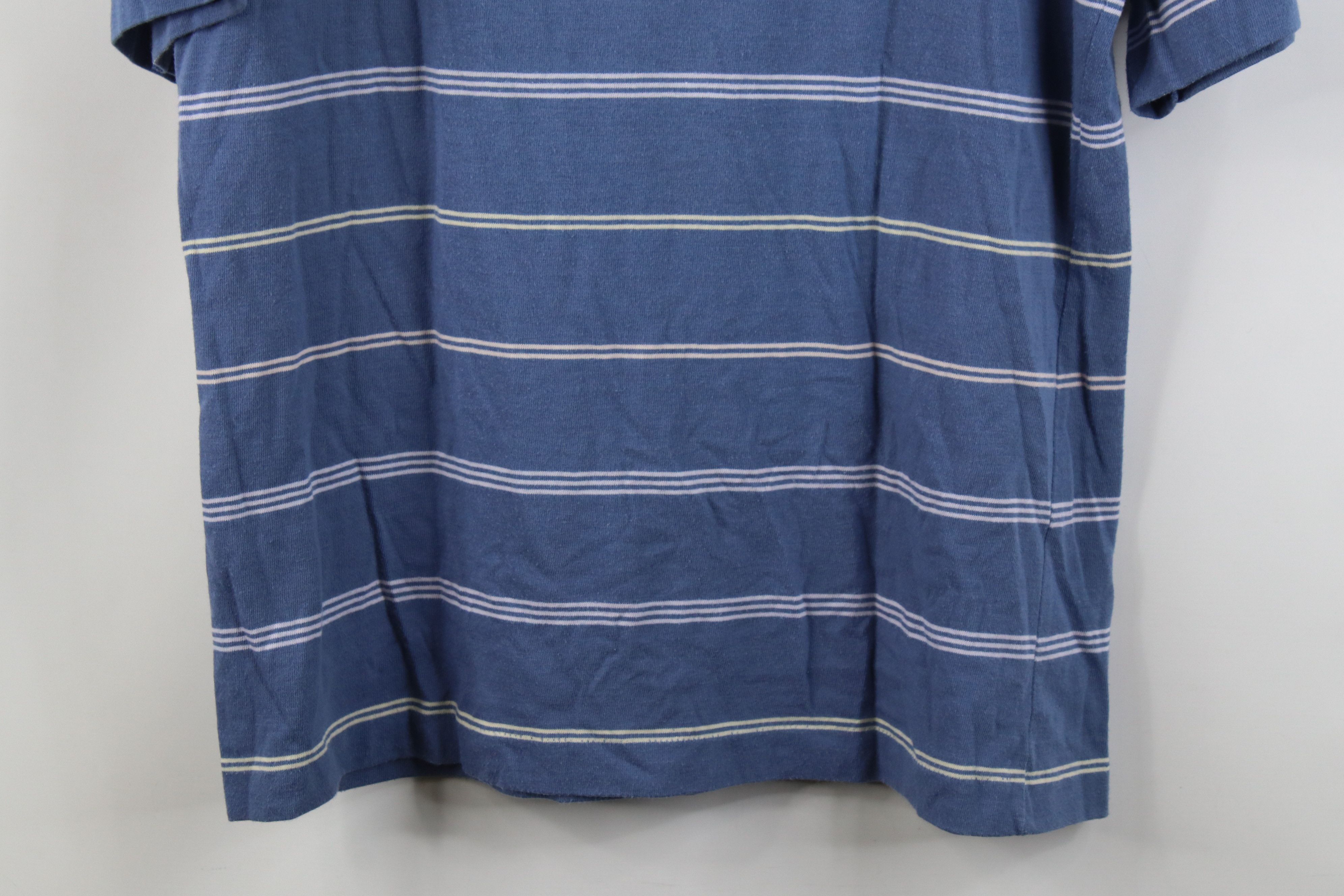 Vintage Vintage 80s 90s Streetwear Striped Knit Golf Polo Shirt Size US M / EU 48-50 / 2 - 12 Thumbnail