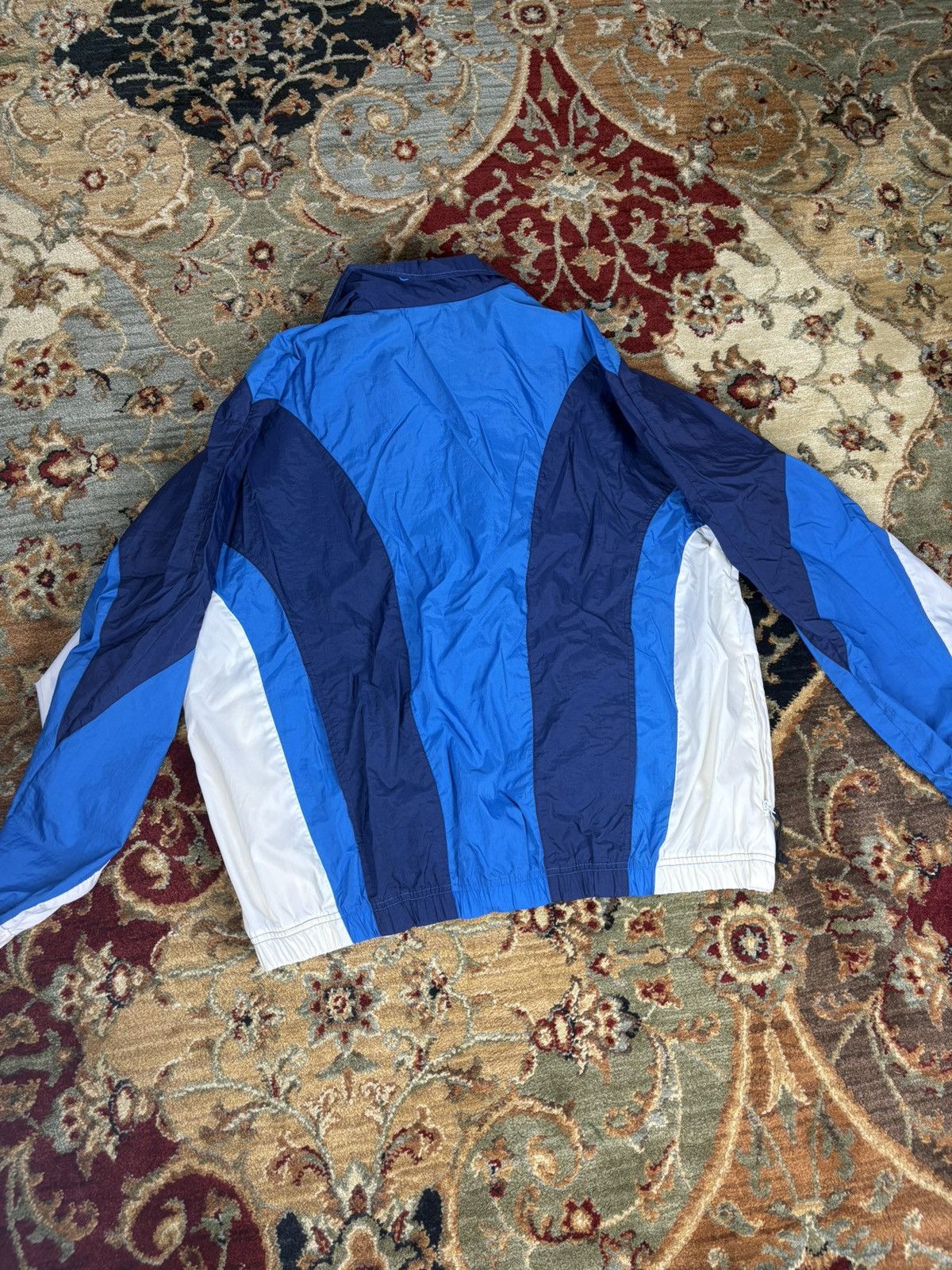 Nike × Vintage Vintage 90s Embroidered Nike Windbreaker Size US XXL / EU 58 / 5 - 5 Thumbnail