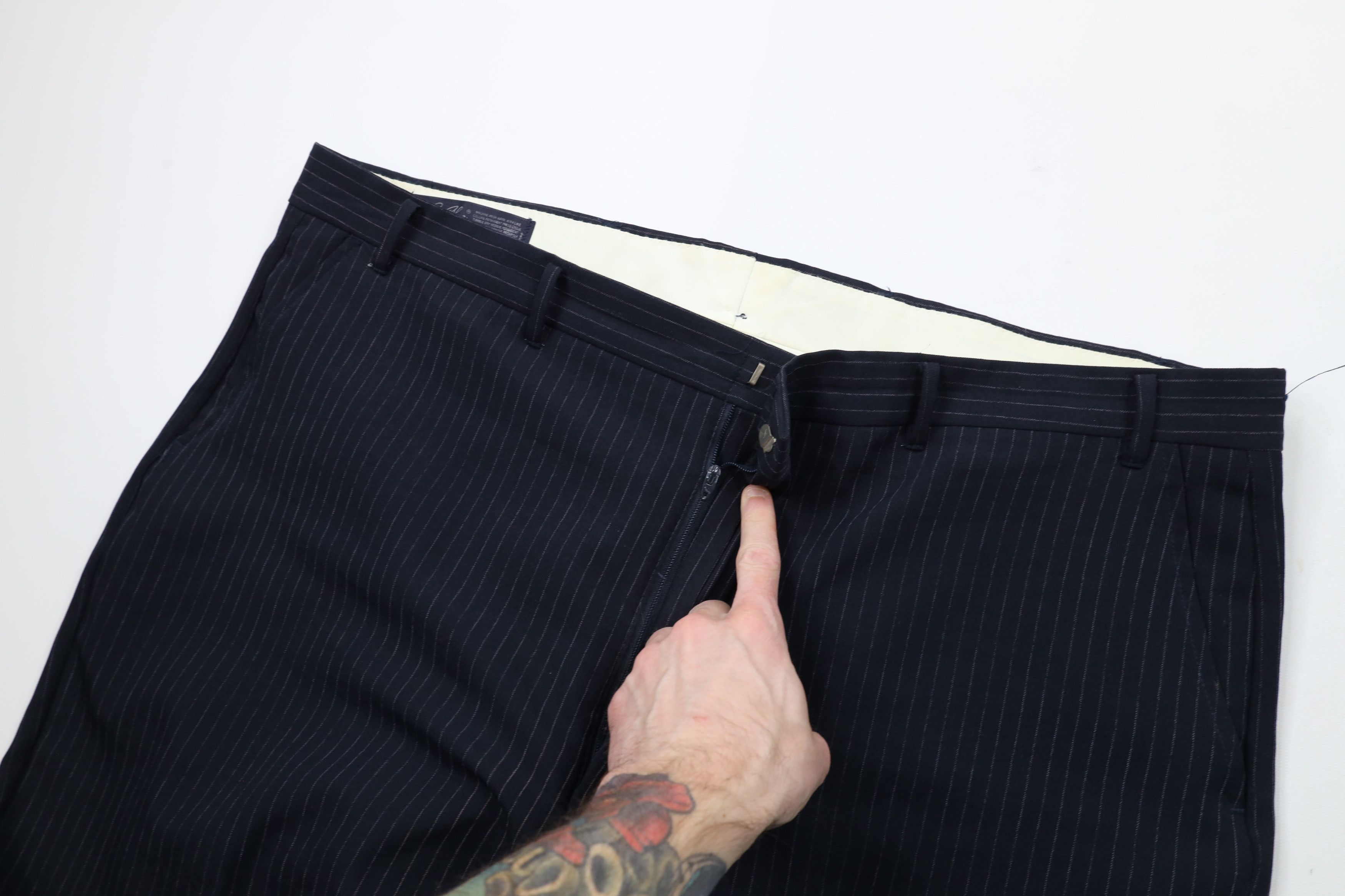 Vintage Vintage 90s Streetwear Wide Leg Bell Bottoms Chino Pants USA Size US 44 / EU 60 - 7 Thumbnail