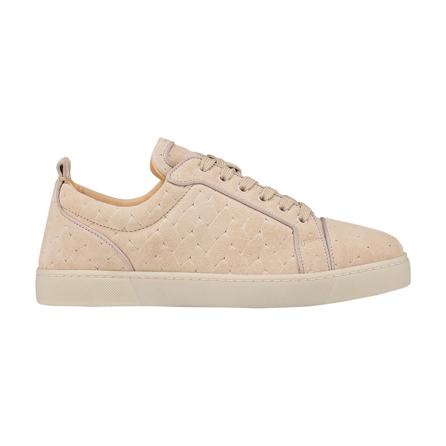 Christian Louboutin os11x0125 Orlato Flat Crosta Braids Low-Top Sneakers Beige Size US 8 / EU 41 - 1 Thumbnail