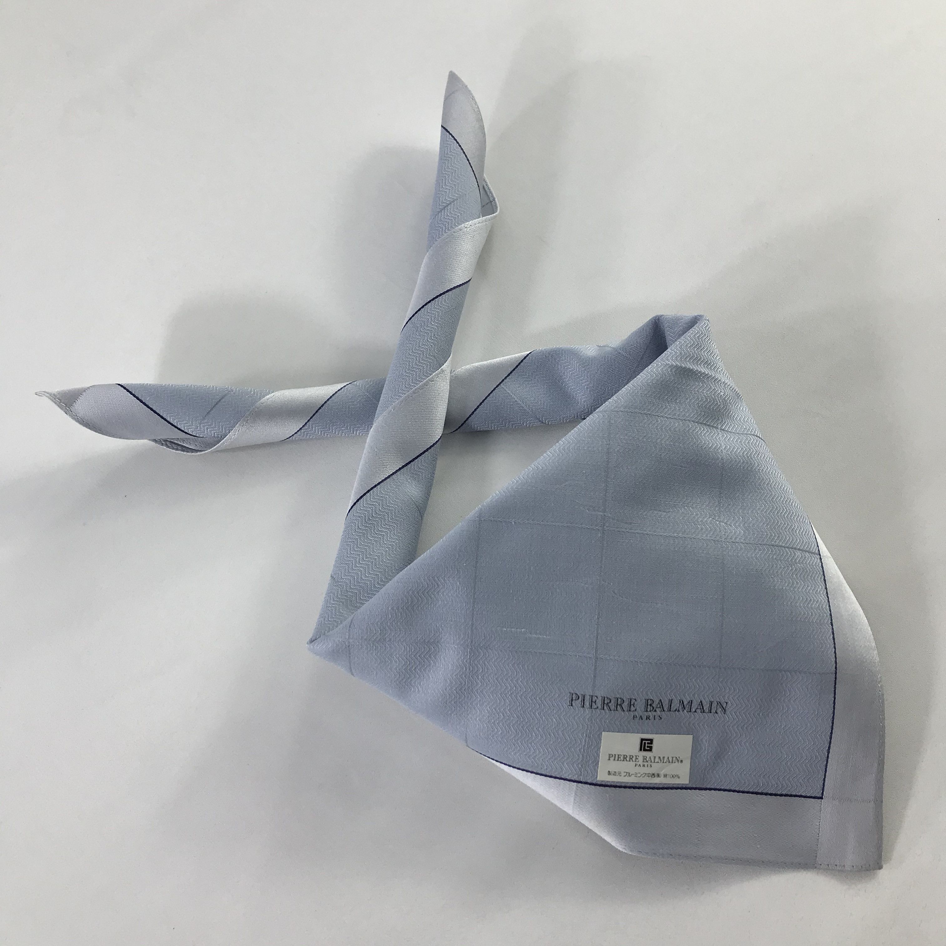 Pierre Balmain × Vintage Pierre Balmain Bandana / Handkerchief / Neckerchief - S447 Size ONE SIZE - 4 Thumbnail