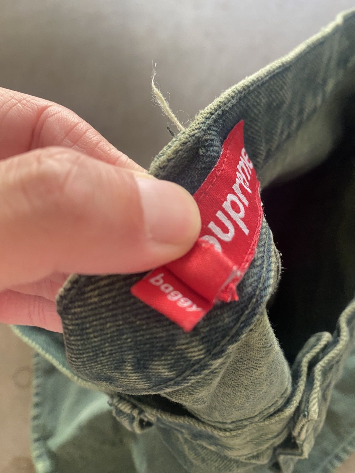 Supreme Supreme Baggy Denim Short SS23 Green Size US 36 / EU 52 - 3 Thumbnail