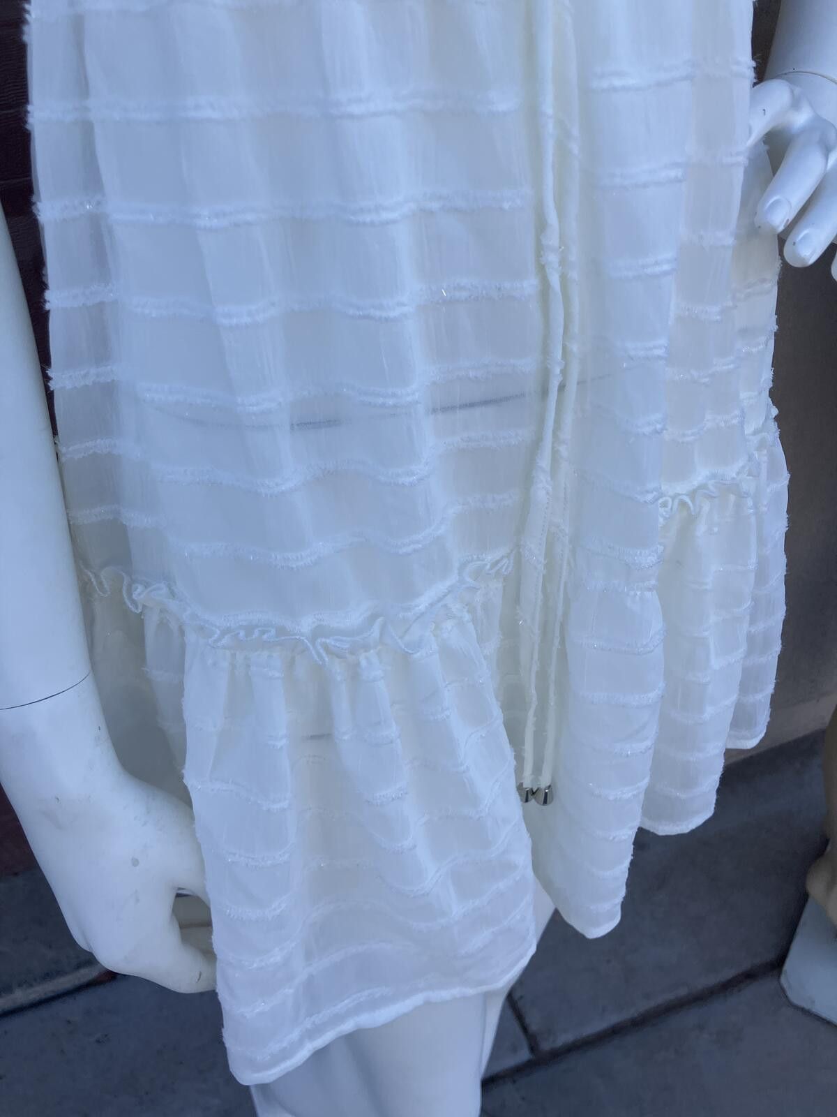 Other NWT Miken Swim White Short Sleeve Dress, Size Large [COPY] Size XS / US 0-2 / IT 36-38 - 5 Thumbnail