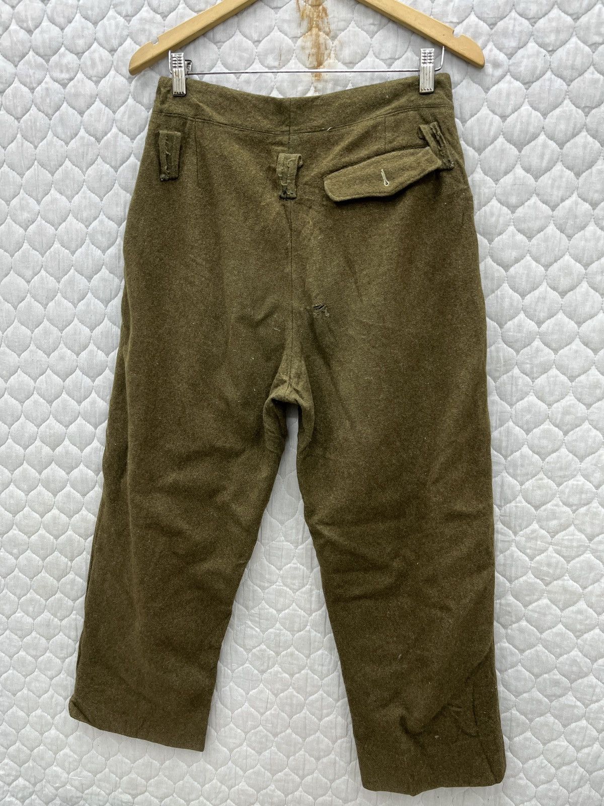 Vintage 🔥🔥🔥STEALS VTG JAPAN MILITARY WOOL PANTS Size US 29 - 8 Thumbnail