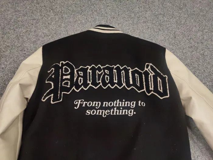 Japanese Brand Vintage Paranoid Society Letterman Varsity Bomber Jacket Size US S / EU 44-46 / 1 - 3 Thumbnail