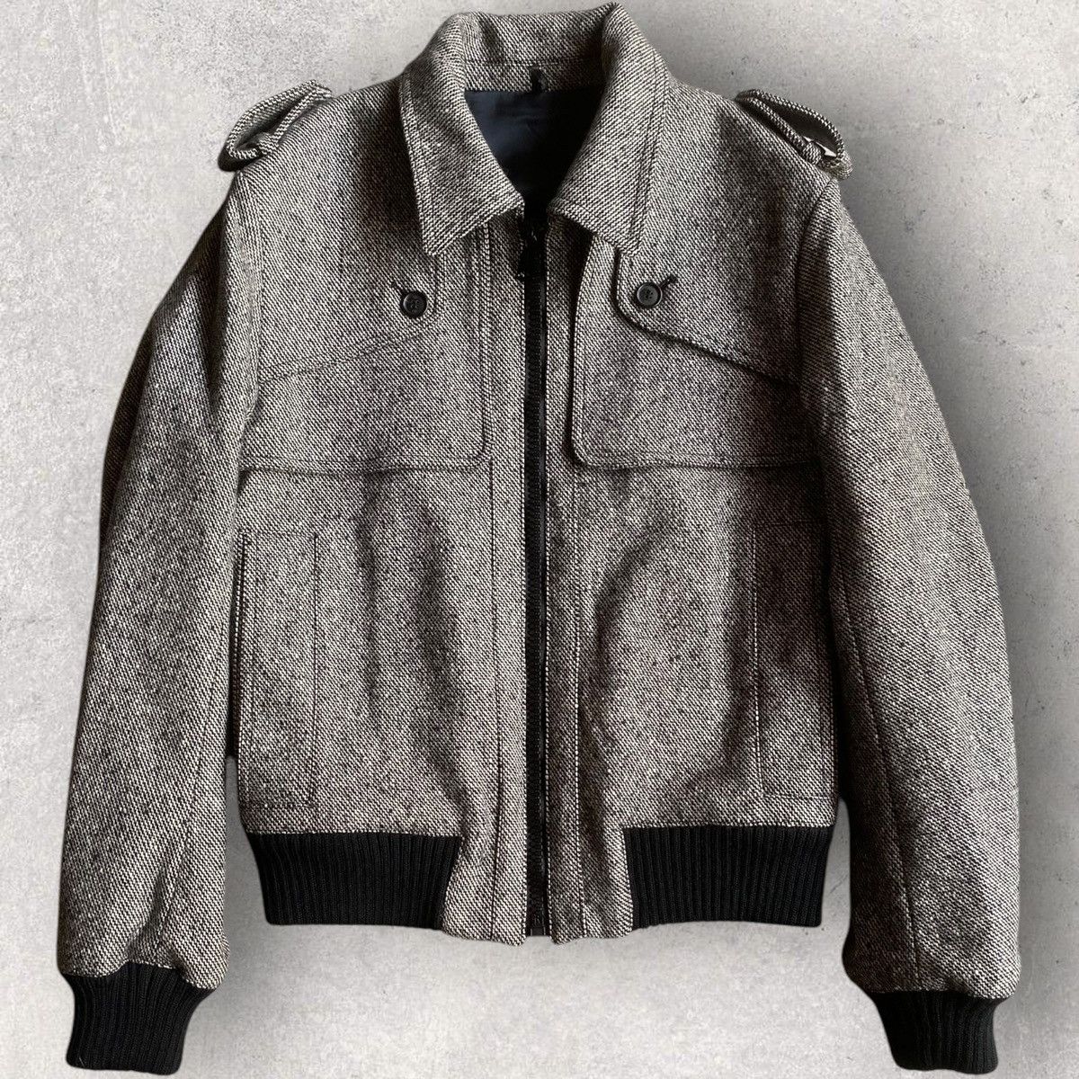 Dior × Hedi Slimane Fall 2006 Wool Blend Jacket Size US S / EU 44-46 / 1 - 1 Thumbnail