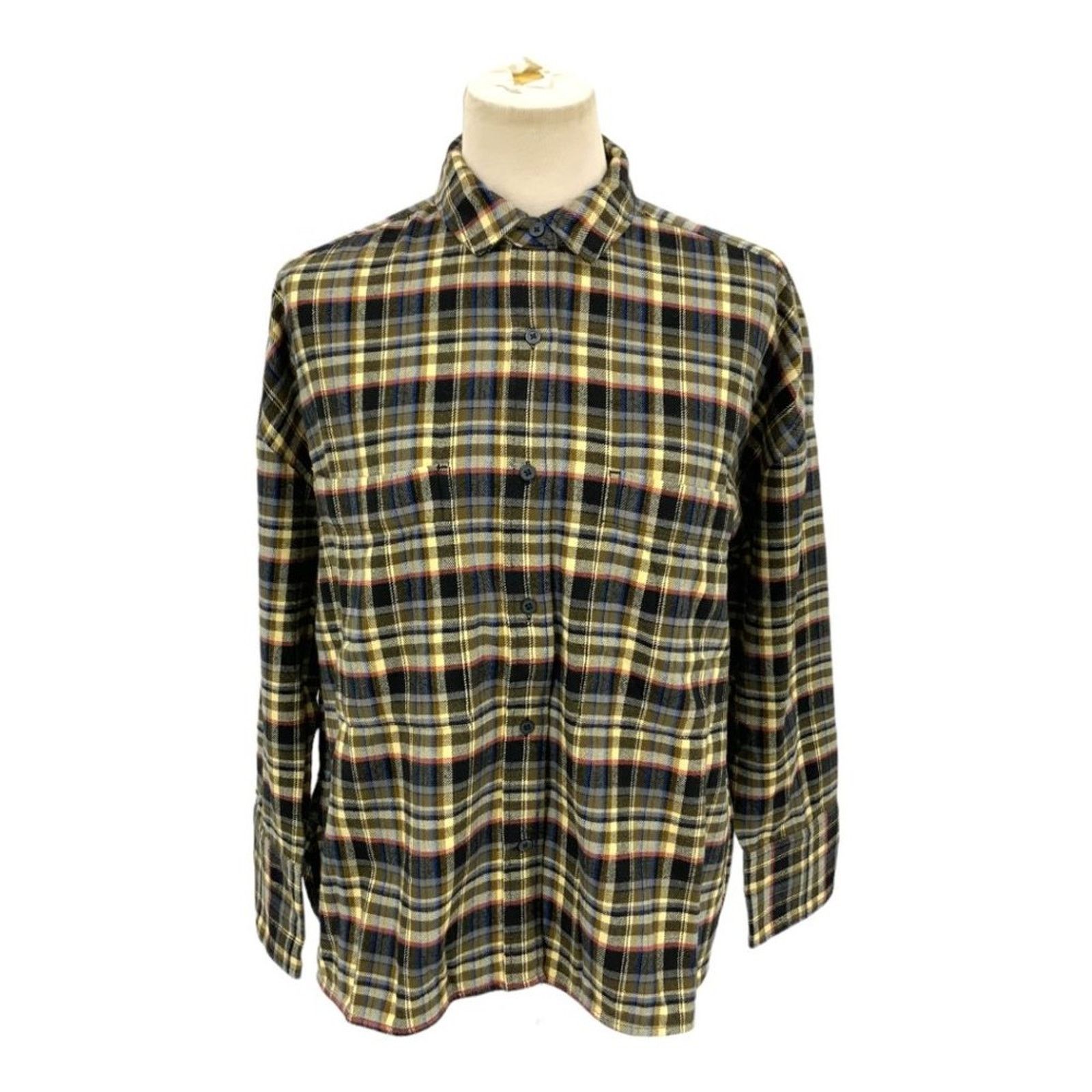 Everlane Everlane The Boxy Flannel Beech Plaid Size Small NWT $98 MSP Size S / US 4 / IT 40 - 3 Thumbnail