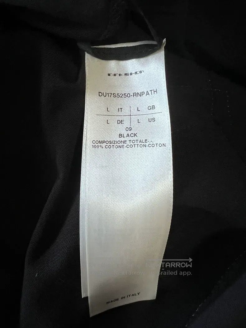 Rick Owens Rick Owens Black patch short sleeve Size US L / EU 52-54 / 3 - 4 Thumbnail