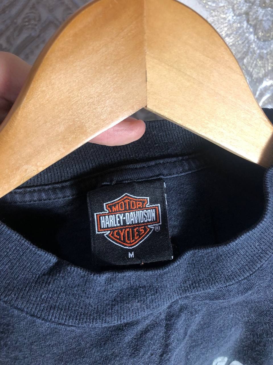 Harley Davidson VINTAGE HARLEY DAVIDSON MOTORCYCLE DOUBLE PRINTED RETRO 90s Size US M / EU 48-50 / 2 - 3 Thumbnail