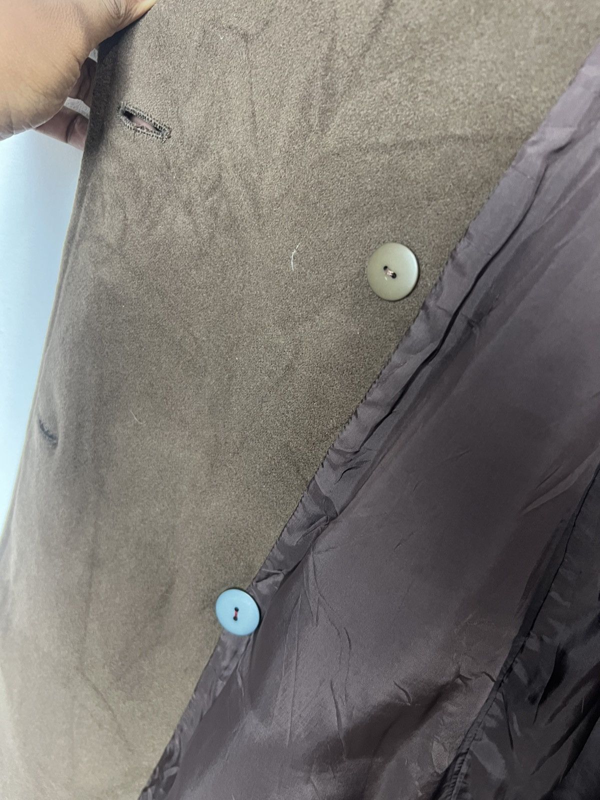 Balenciaga Balenciaga Wool Brown Coat Size US L / EU 52-54 / 3 - 19 Thumbnail