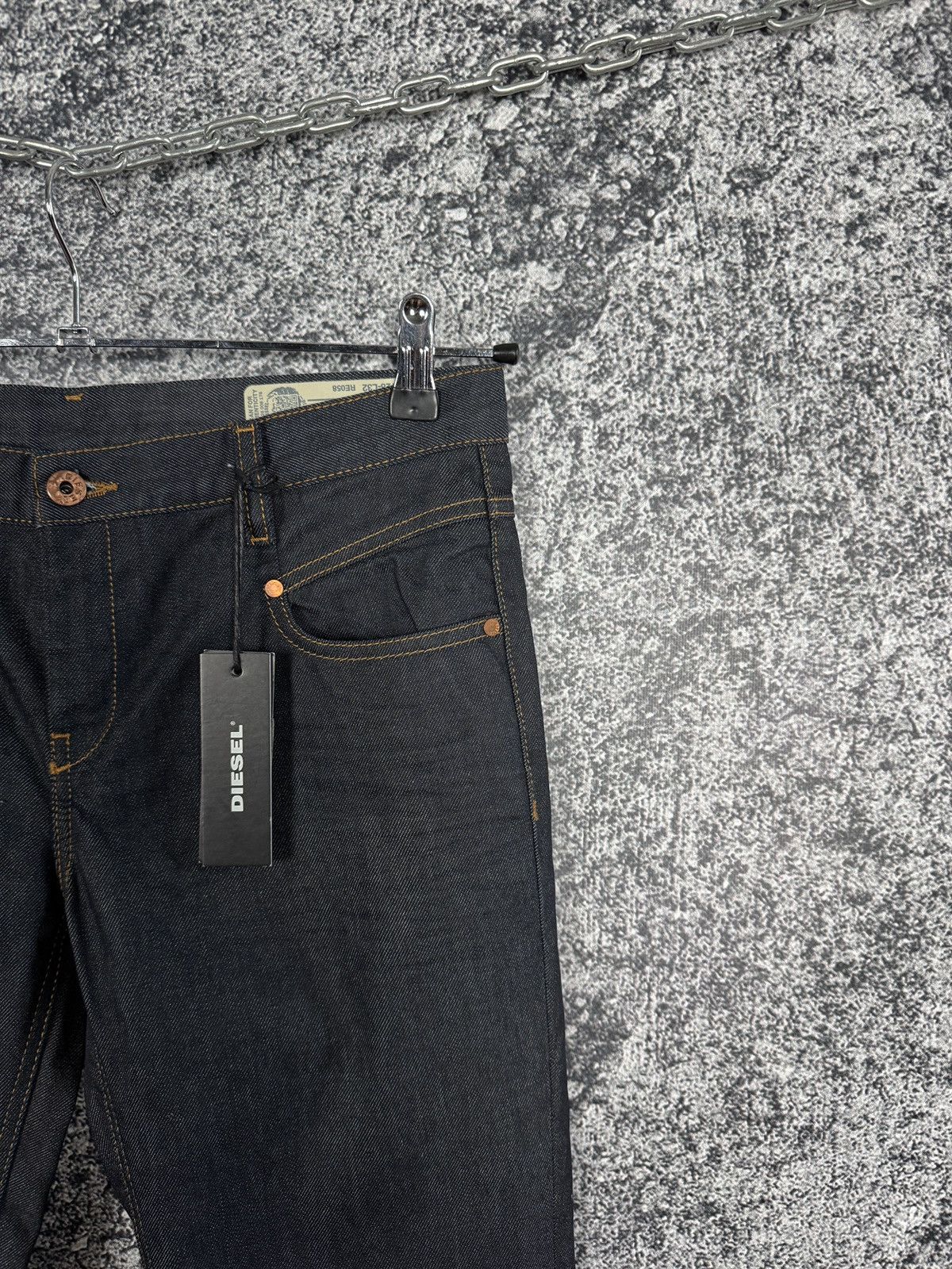 Diesel Diesel Belthy-Ankle Regular Slim Straight Low Waist Jeans Size 28" / US 6 / IT 42 - 2 Thumbnail