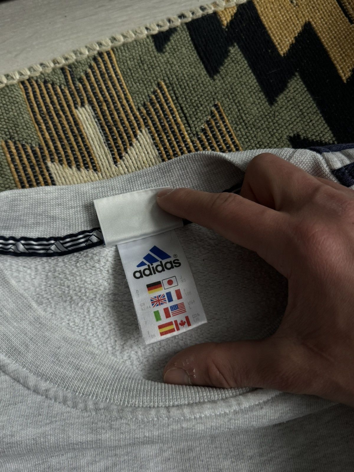 Adidas Vintage 90’s Adidas Oversized Sweatshirt Size US L / EU 52-54 / 3 - 10 Thumbnail