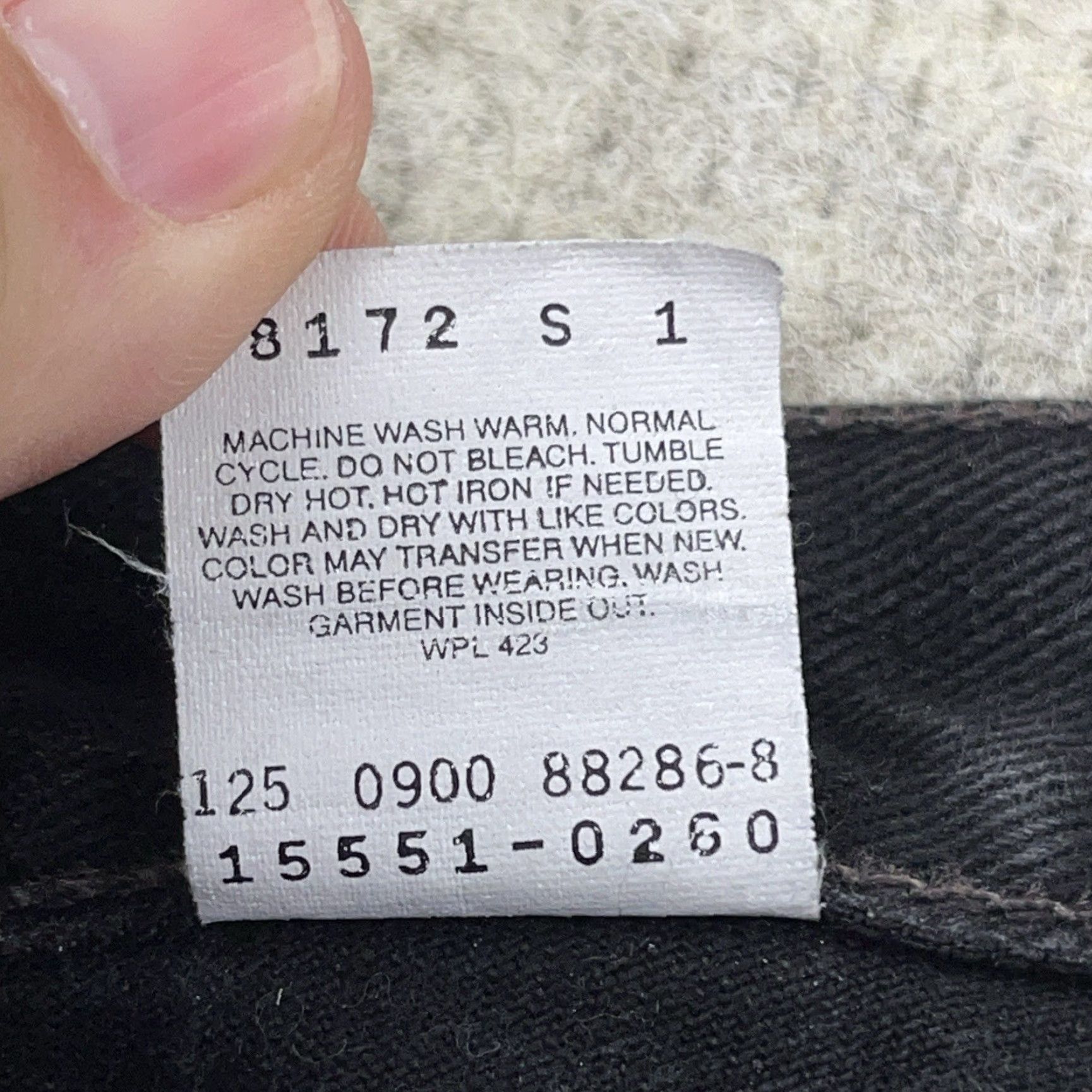 Levi's VINTAGE Levi's 550 Jeans Women 4 Black Tapered Relaxed Fit Baggy 90s USA 25x29 Size 27" / US 4 / IT 40 - 5 Thumbnail