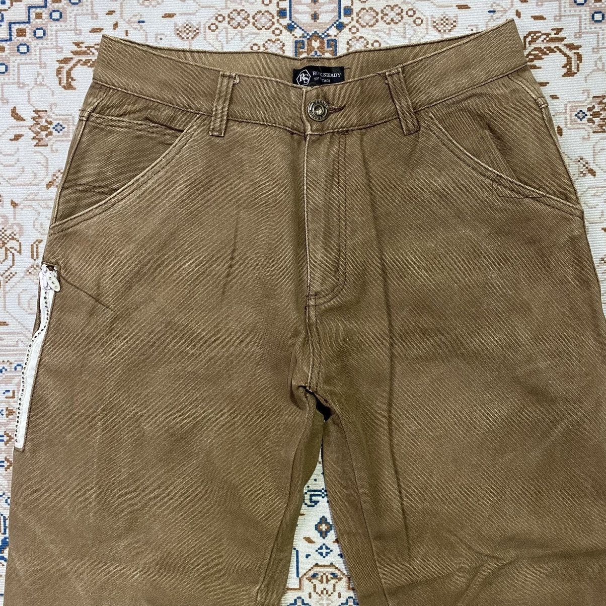 Japanese Brand × Vintage VINTAGE ROCKSTEADY CARPENTER CANVAS PANTS Size US 30 / EU 46 - 3 Thumbnail