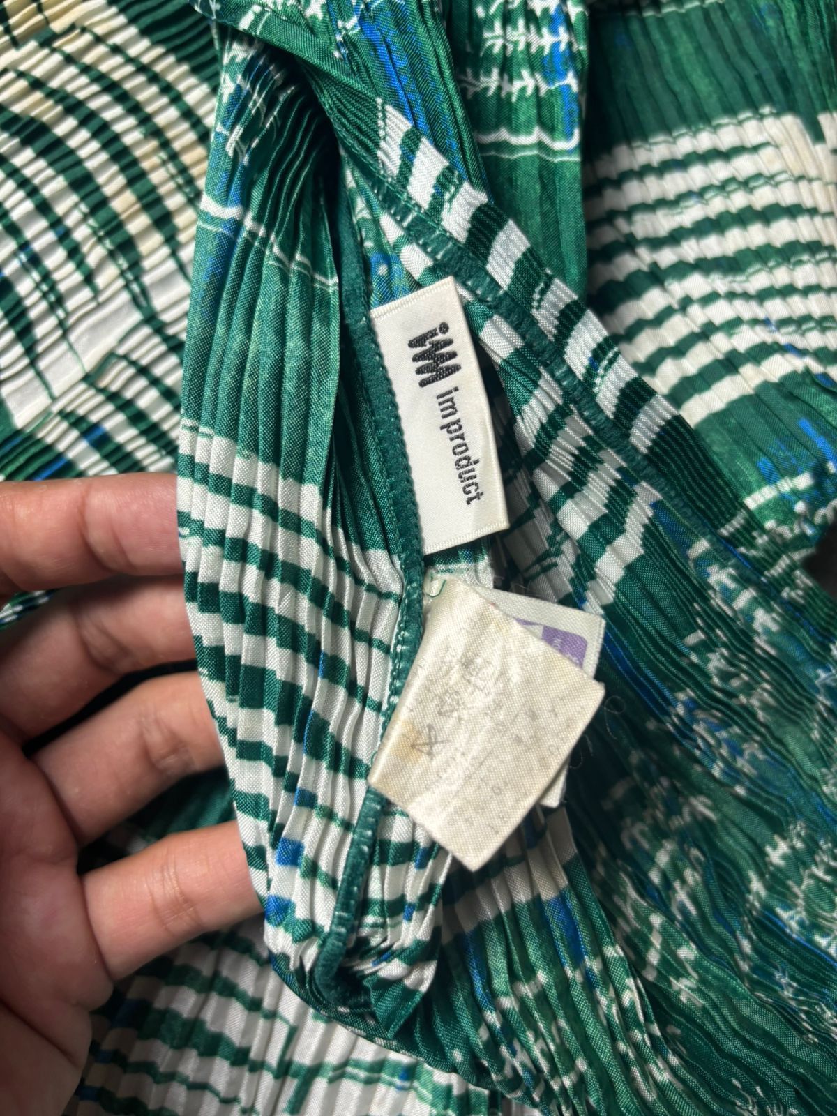 Pleats Please Issey Miyake 2000s Pleats Please IM Product Pattern Midi Dress Size ONE SIZE - 6 Thumbnail