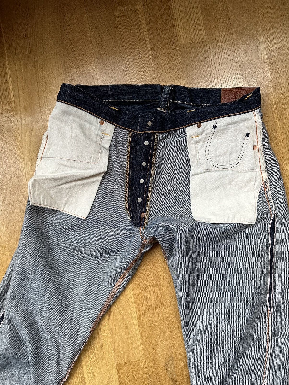 Evisu × Japanese Brand Evisu Redline Selvedge Denim Jeans W38 No.2 Lot  2000T Yamane | Grailed