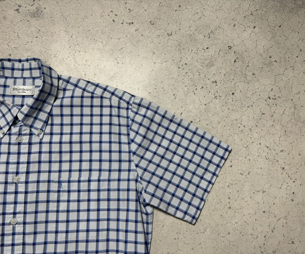 Yves Saint Laurent Yves Saint Laurent YSL Luxury Button Up Vintage Shirt Size US L / EU 52-54 / 3 - 3 Thumbnail