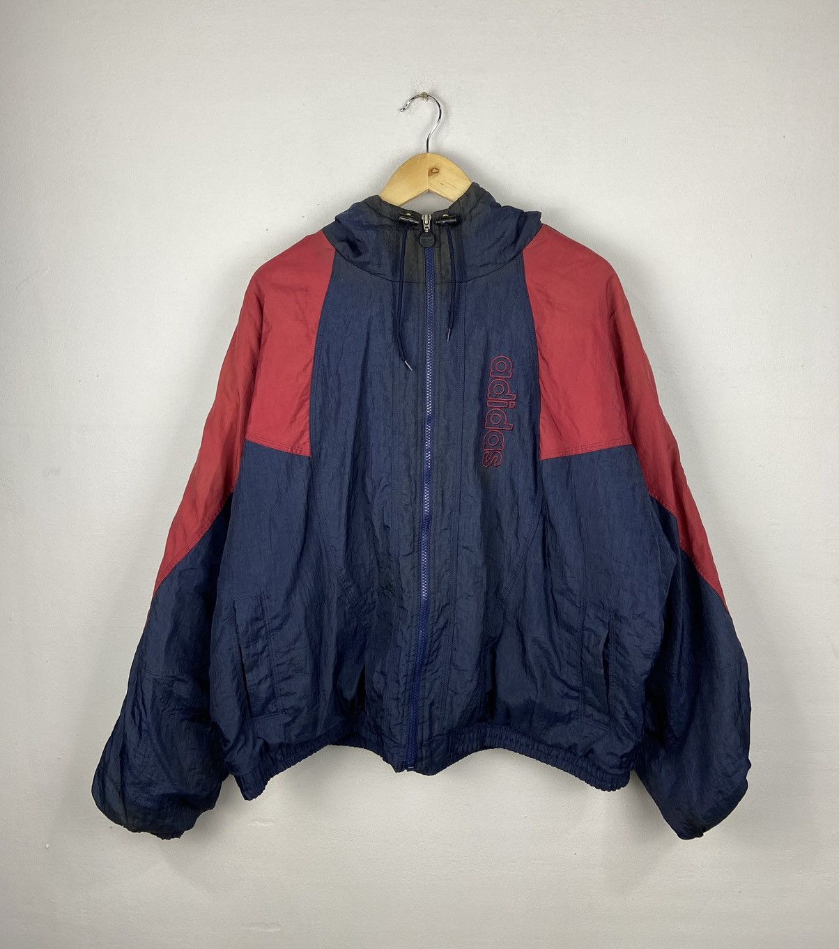 Adidas × Descente × Vintage Vintage Adidas 90s Descente Bomber Jacket Size US L / EU 52-54 / 3 - 2 Thumbnail